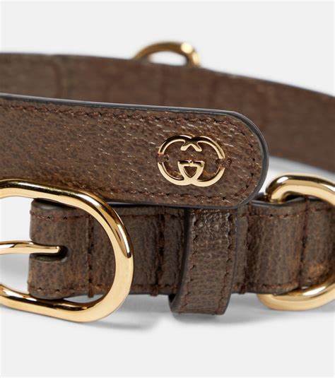 collar gucci oro|authentic gucci dog collar.